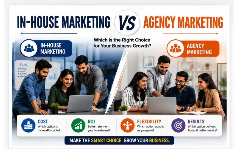 in-house marketing vs agency in Calicut