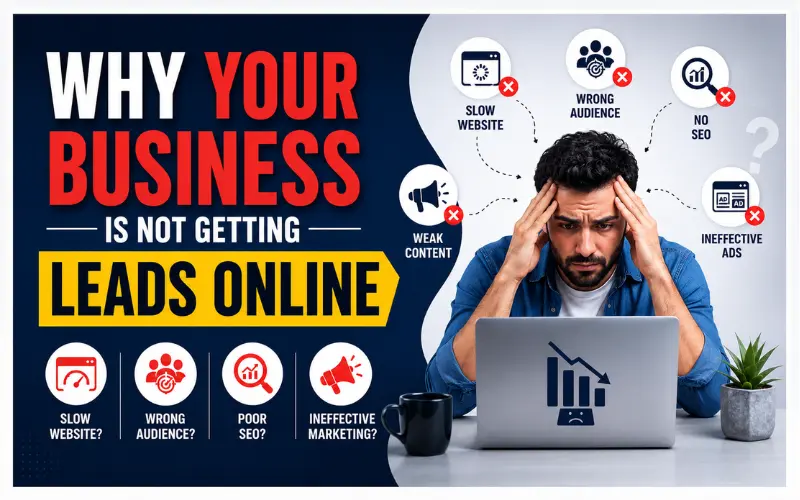 why business is not getting online leads
